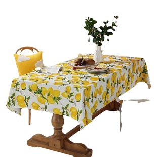 Nordic waterproof oil-proof decorative table placemat kindergarten desk tablecloth cover fruit flower stall picnic cloth