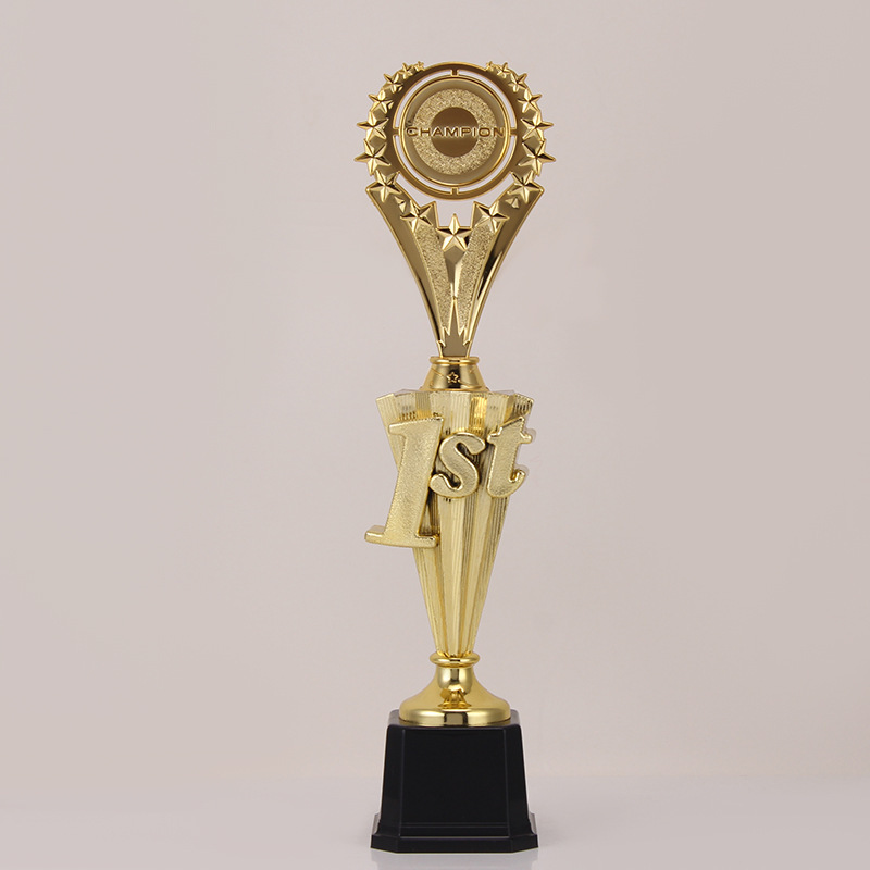 Nuevos trofeos de plástico de la reunión deportiva de reconocimiento del trofeo del empleado sobresaliente, trofeo creativo, trofeo de trigo, trofeo digital