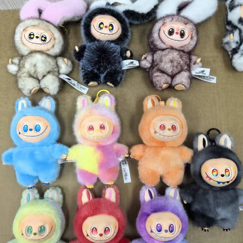 In-Stock Labubu Heartbeat Macaron Plush Party Series 3 Vinyl Trendy Toy Pendant Wholesale