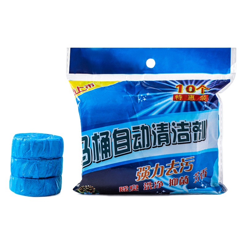 10 paquetes de limpiador de inodoros de burbujas azules desodorante bloque limpiador de inodoro potente limpiador de inodoros tipo fragancia al por mayor