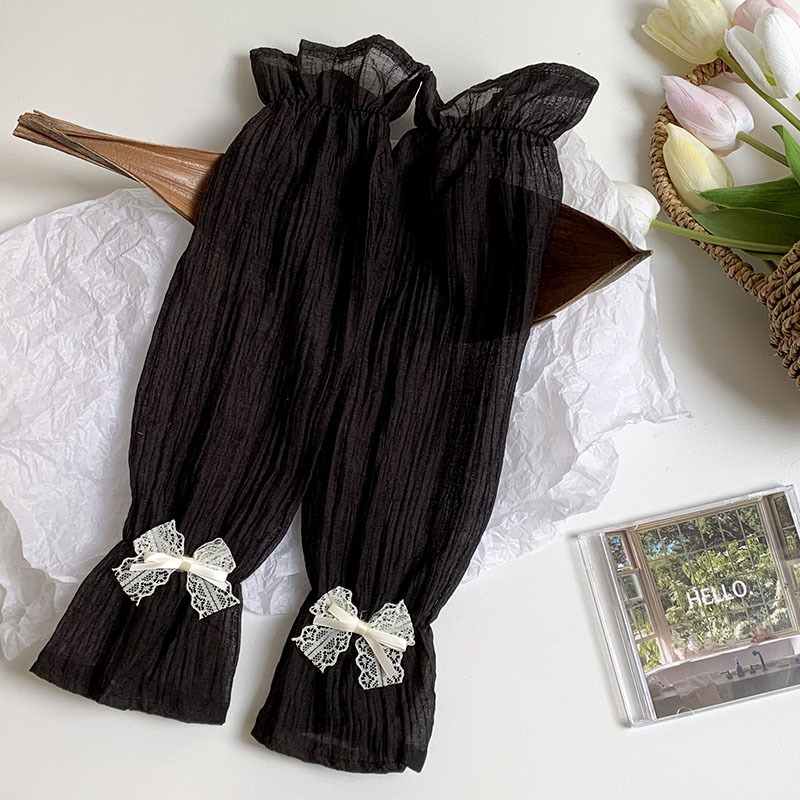 Funda de manga de hielo con lazo, suelta, transpirable, todo-fósforo, manga de conducción, manga de trompeta ligera, manga de hielo, manga de protección solar, mujer