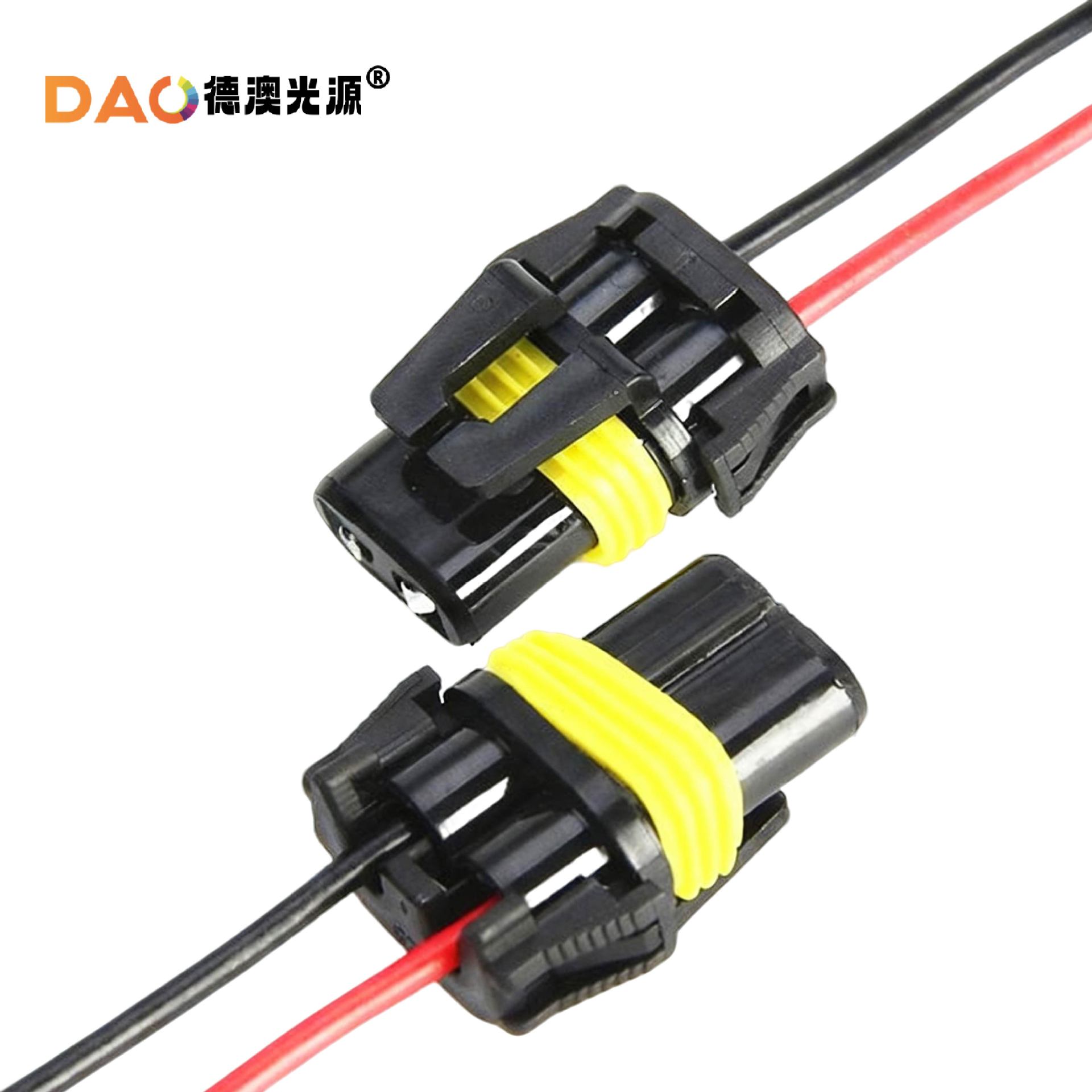 Enchufe femenino del cable eléctrico H14789H11900590069012 con el enchufe especial del estabilizador de la lámpara de xenón del coche del alambre image 4