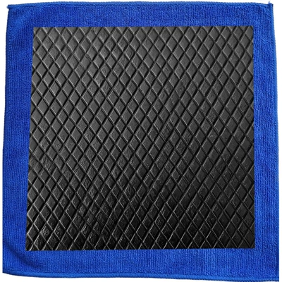 Car Beauty, Car Wash Magic Mud | Car cleaning tools - vertical-diamond-shaped-mud-cloth-blue