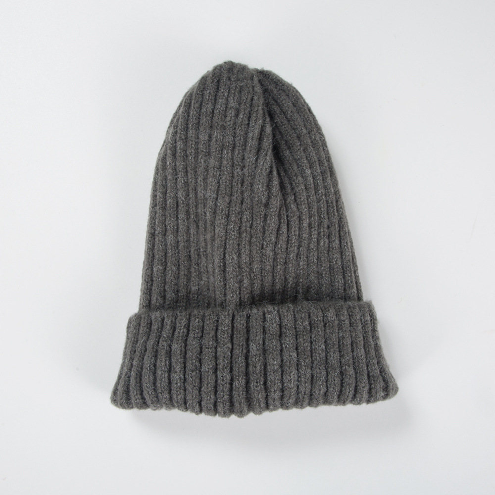 38g Weight Housewarming, Anniversary, Business, Wedding, Outdoor, Travel, Birthday, Festival, Sports, Shopping Occasion Solid Color Pattern Unisex Gender Korean Style Style Khaki, Grey, Beige, Pink, Purple, Red, Green, Blue, Wine Red, Camel, Yellow, Black Color One Size Size Korean Knitted Hat Autumn And Winter Warmth Fashion Striped Woolen Hat Solid Color Flanging Hedging Cold Hat 13