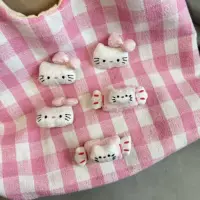 Новая корейская тканевая девушка милый мультфильм трехмерный хлопковый наполненный зажим конфеты кот KT одежда аксессуары для волос