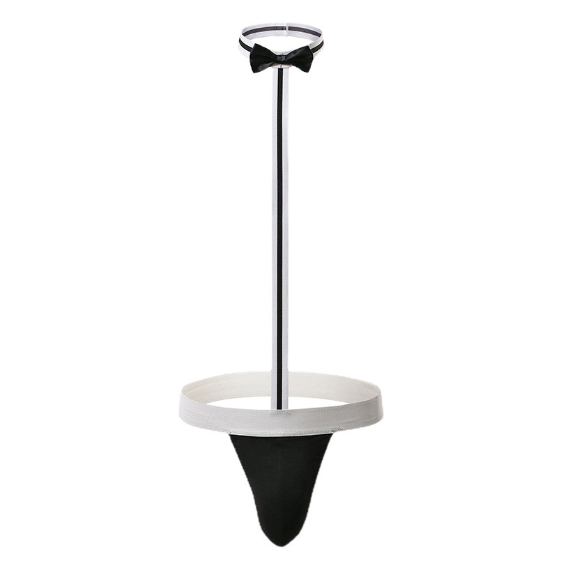 Ropa interior sexy para Hombre Ropa interior ancha elástica pajarita de una pieza de una sola pieza fábrica directa al por mayor anormal de una sola pieza