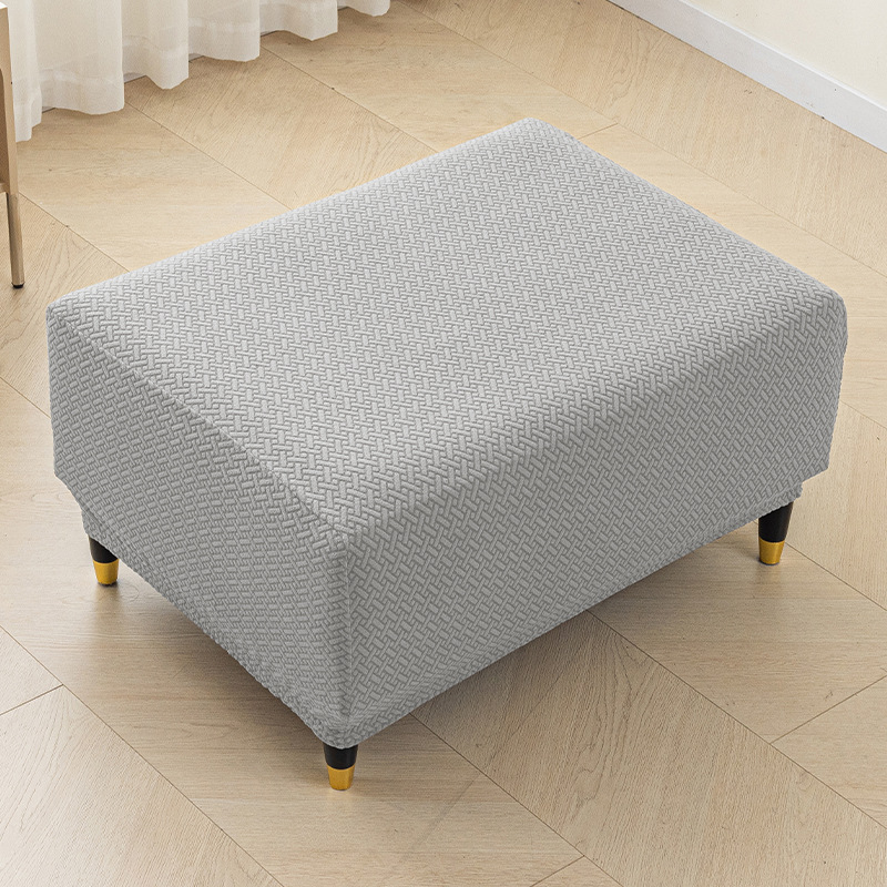 Fundas para pedales de sofá todo incluido, fundas protectoras elásticas, fundas cuadradas para pedales para cambiar zapatos, universales para todas las estaciones, fundas para taburetes bajos.