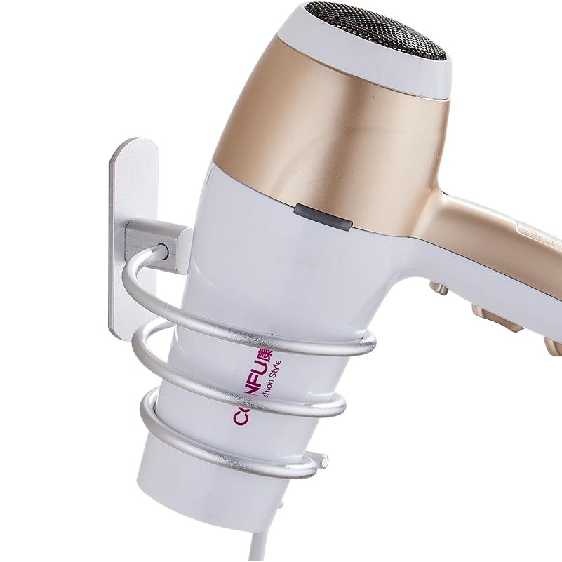 Hair Dryer rack punch-free bathroom bathroom wall-mounted wall-mounted storage bracket rack electric hair dryer storage rack