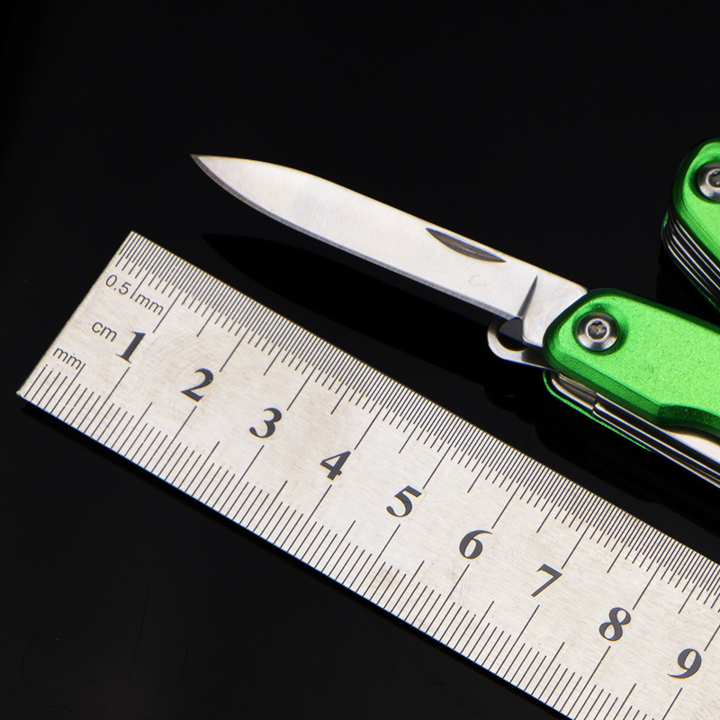 SQT Shunquan 2611S Mini alicates de herramientas de combinación multifunción Mini alicates de cuchillo plegable portátil