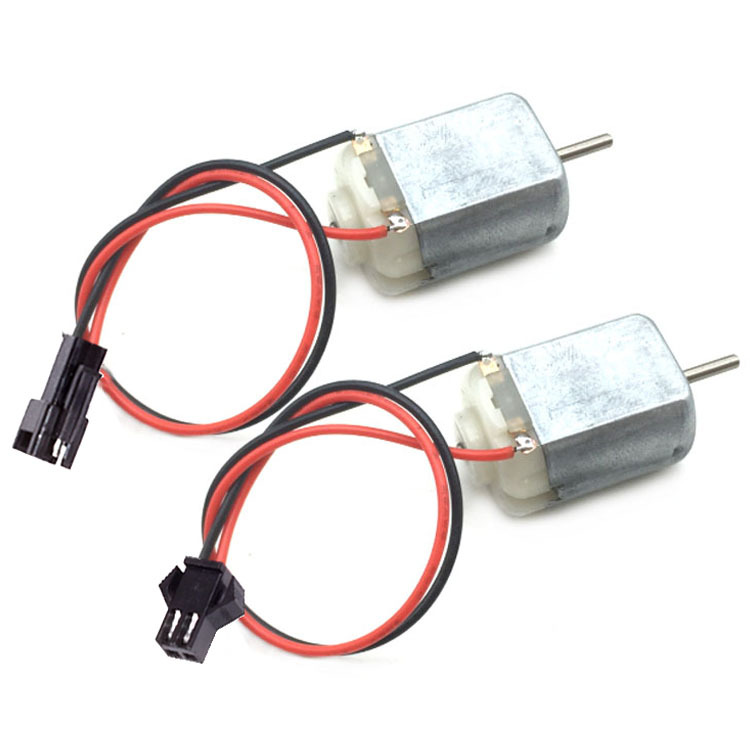 130小马达转SM2.54-2P端子插头线DIY机器人小汽车3V直流微小电机
