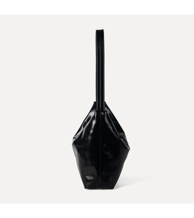 Bolso de hombro tipo bandolera de cuero suave, estilo minimalista y perezoso, versión coreana 2024 para mujer_voghion.com