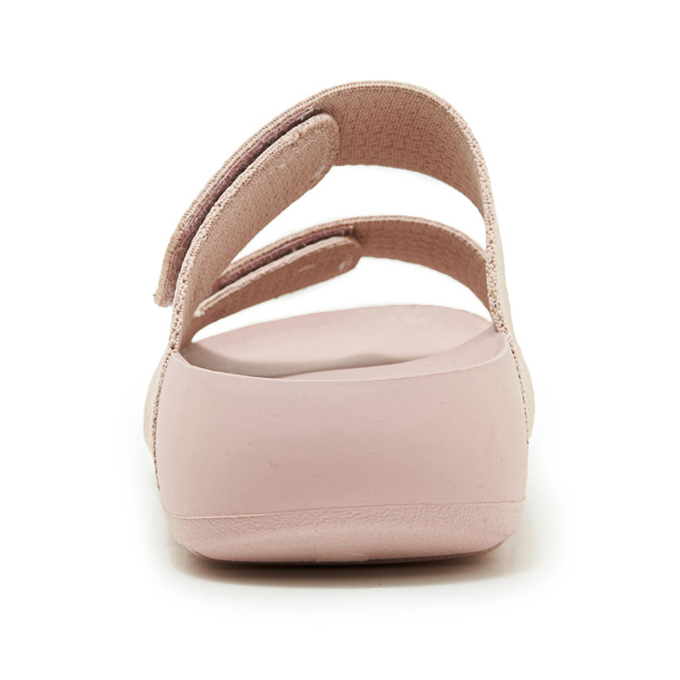 Dép sandal nữ quai chữ V đế dày EVA chống trượt — màu đen, màu hồng, màu kaki, màu mơ chi tiết 43
