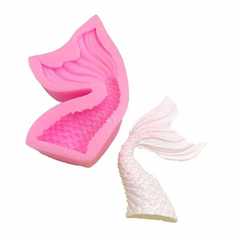 A5Lins風魚尾巧克力模具海洋貝殼海星翻糖蛋糕模滴膠香薰石膏蠟燭