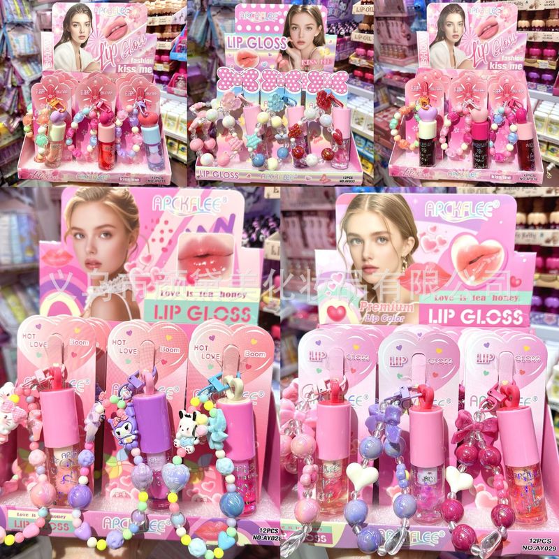 跨境新品ARCKFLEE手链唇彩温变唇釉不沾杯口红水持久防水手链款|undefined
