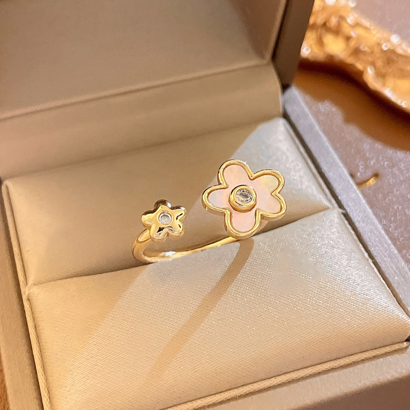 Retro Bow Knot Copper Open Ring In Bulk display picture 2