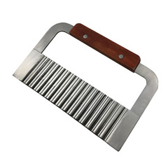 不鏽鋼土豆切 法式波浪刀狼牙土豆刀 深波紋薯條切條器切皂刀