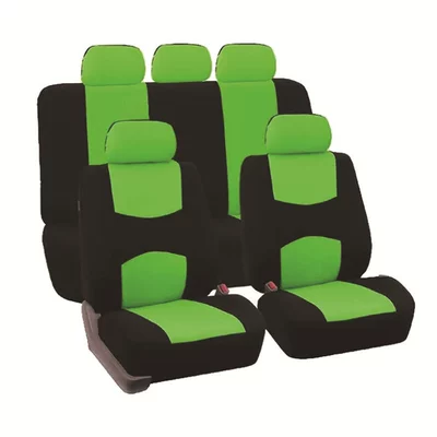 Universal seat cover – Fabric, Full-Cover Seat Cushion - green-5-seats-universal