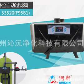 润新阀多介质过滤器阀头20T/H全自动过滤软化阀F95B/F95A
