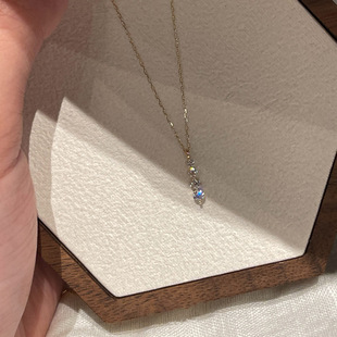 Golden nail sequins, necklace, sophisticated small design chain for key bag , new collection, light luxury style, custom-made