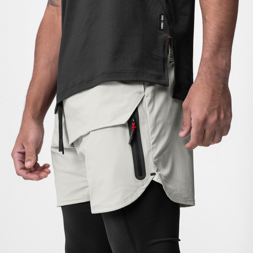Men's Outdoor Basketball Training Fitness Running Single Layer Shorts 2032 Summer Trendy New Breathable Beach Shorts