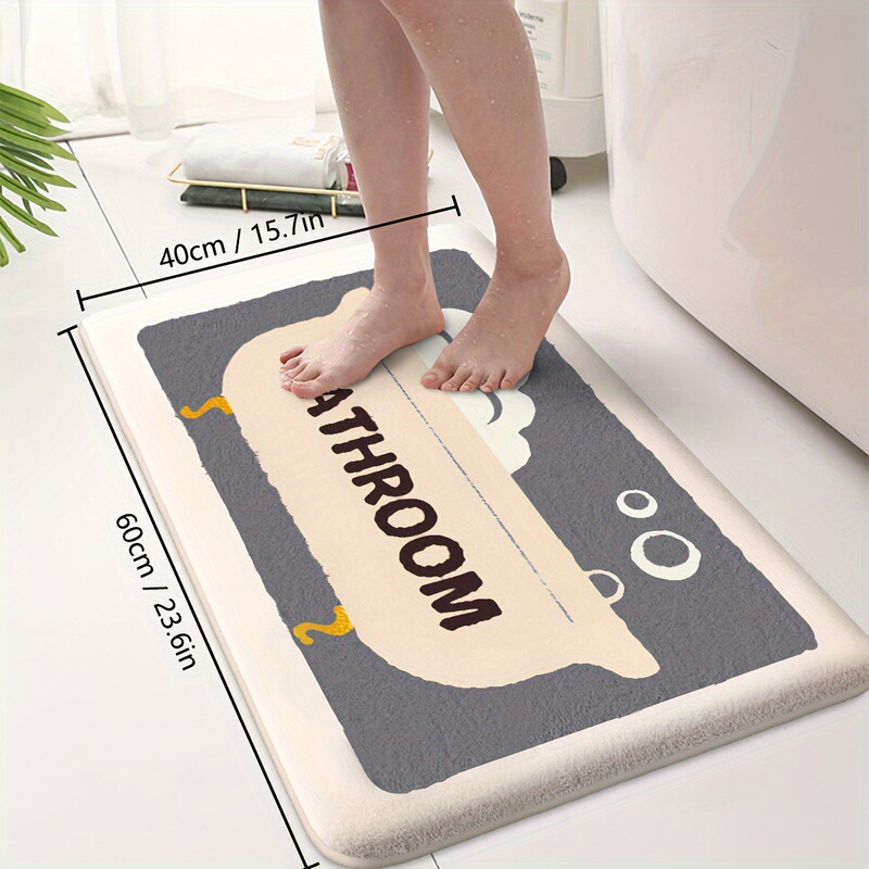 temu/shein/Amazon dropshipping flannel floor mat, water-absorbent non-slip mat, bathroom floor mat, wear-resistant temu/shein/Amazon dropshipping flannel floor mat, water-absorbent non-slip mat, bathroom floor mat, wear-resistant