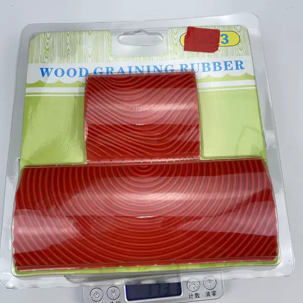 Red; MS3 wood grain set [bubble shell]; plastic