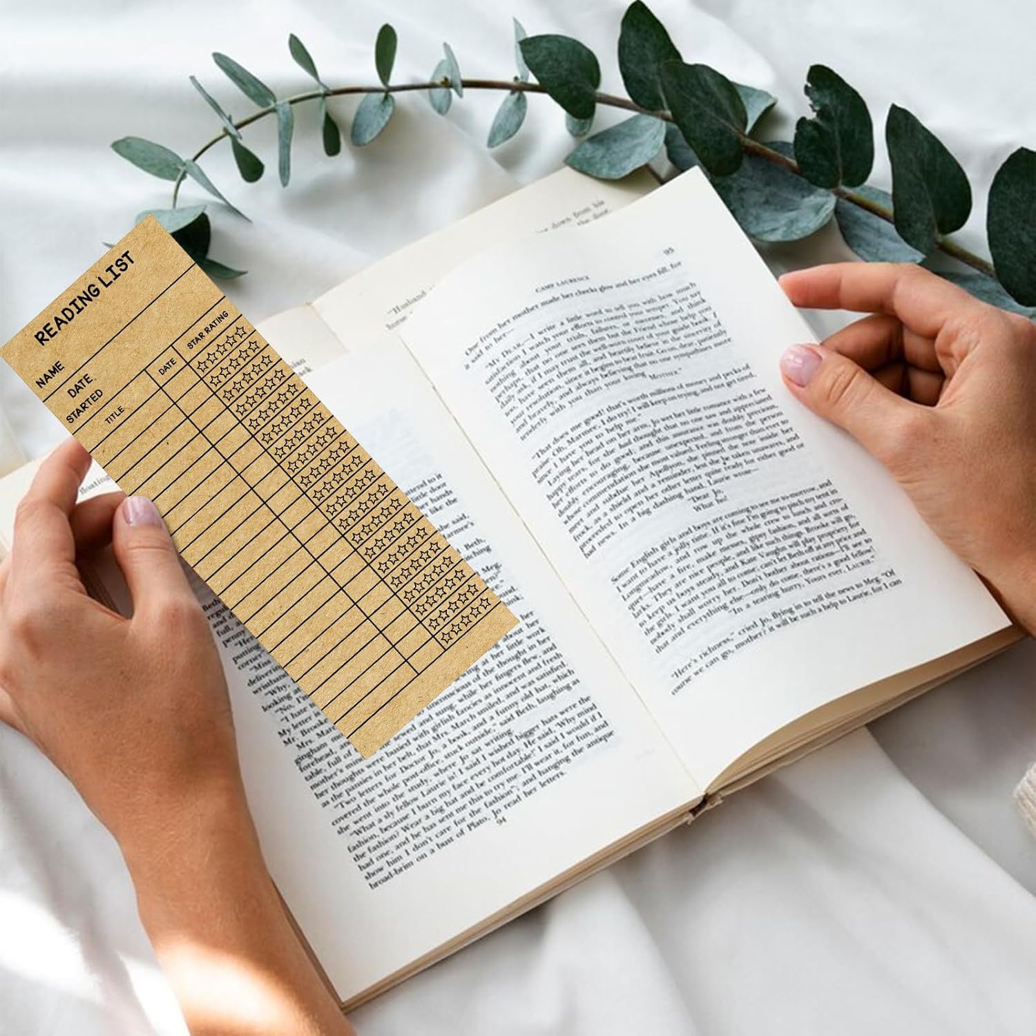 阅读清单书签卡片表单文字工作内容书写表格标签可手写高品质标签