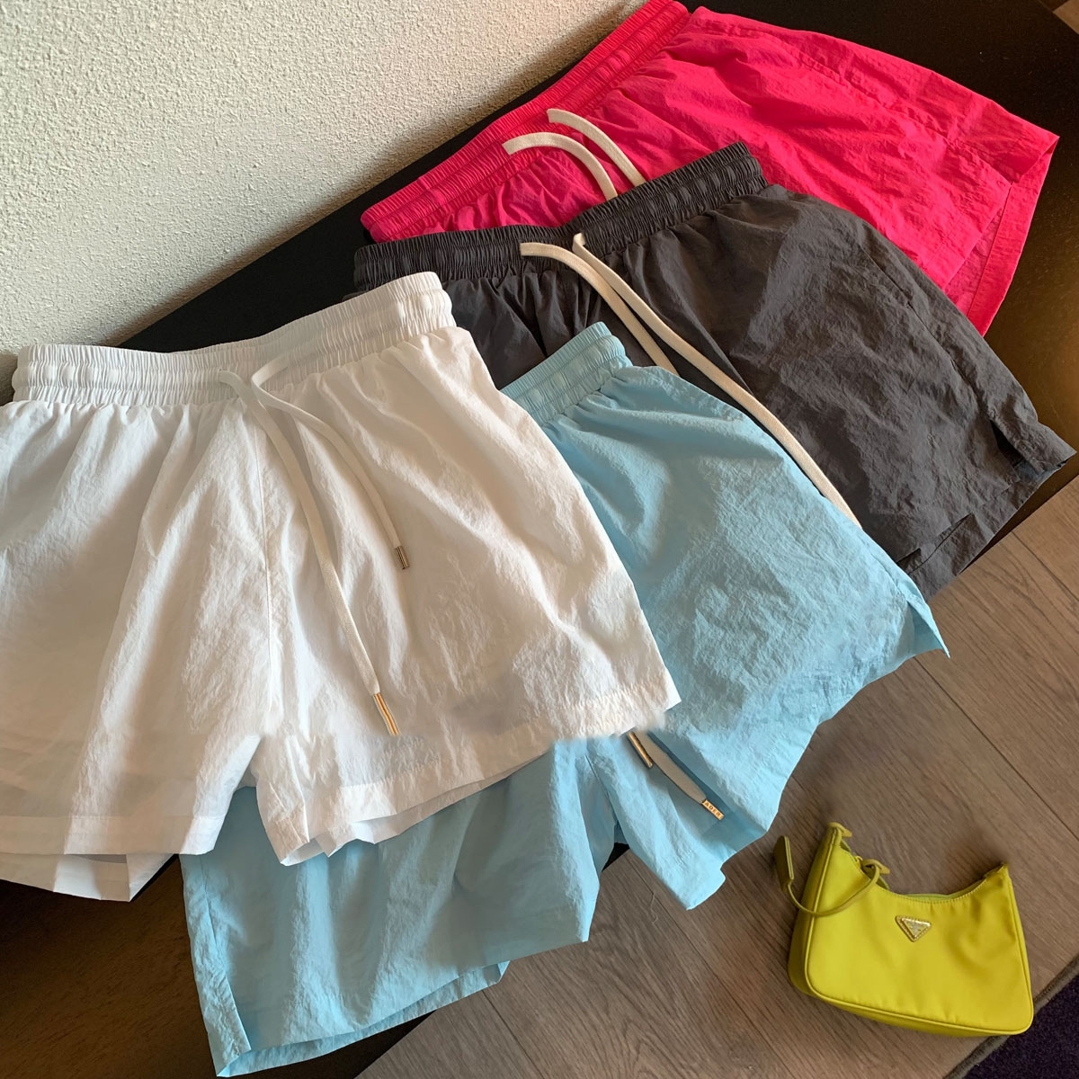 Candy Color Loose Casual Sports Shorts for Women 2025 Summer Thin High-Waisted Versatile Wide-Leg Pants Quick-Drying Hot Pants