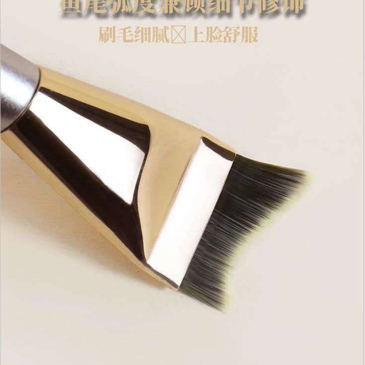 Foundation, crooked light and thin face mask, brushless brush