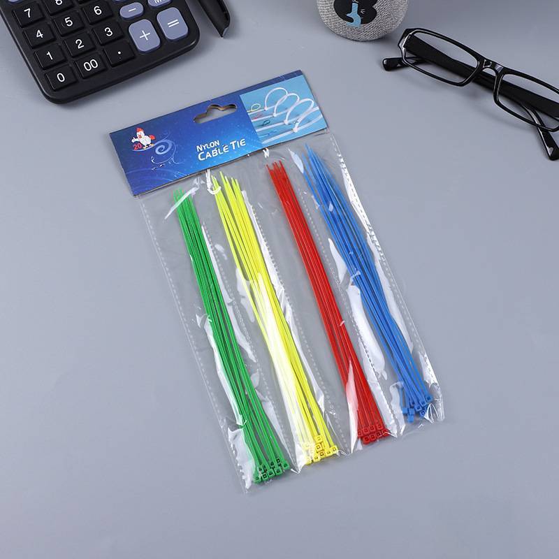 塑料束线带电线扎带绳索整理带自锁式尼龙捆扎带黑白绿色绑带批发