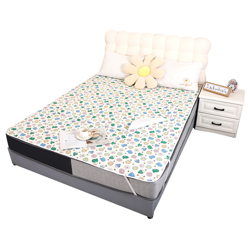 Gran por mayor almohadilla de orina para bebés cama impermeable lavable almohadilla de orina confortable permeable a la tía colchón de fuga lateral