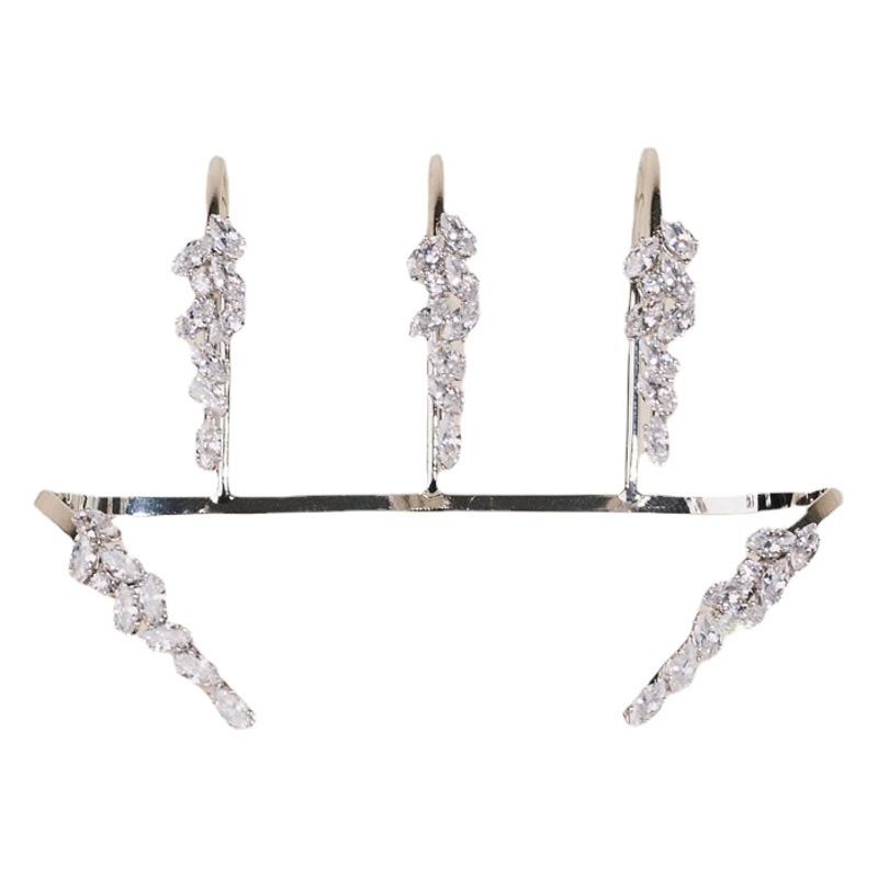 Nueva pulsera de circón transfronteriza moda europea y americana personalizada pulsera abierta nupcial accesorios de Palma pulsera