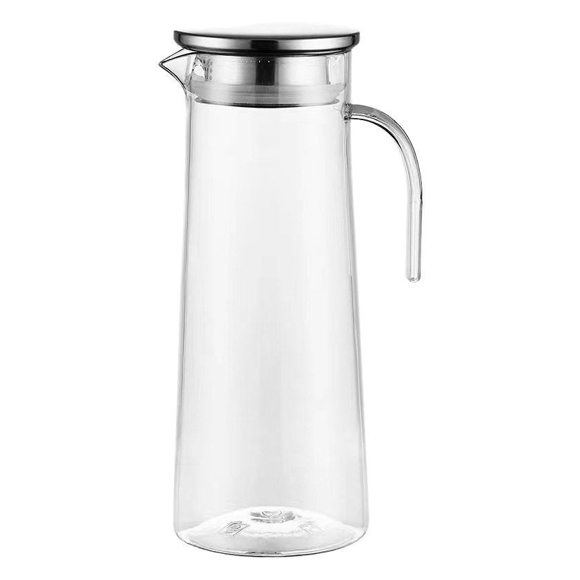 Jarra de acrílico olla de jugo de plástico hervidor de agua fría restaurante bar KTV olla de bebidas resistente a altas temperaturas olla de limón a prueba de explosiones