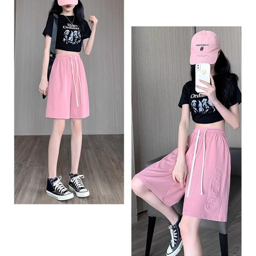 Summer children's pants and shorts New girls 'shorts, middle and big children's casual sports pants, loose sports pants