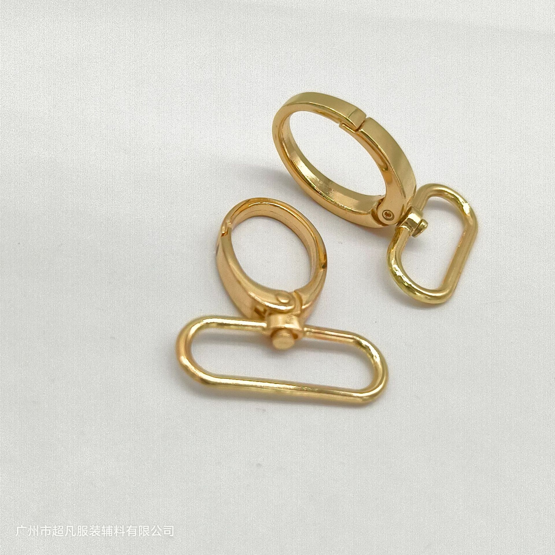 Luggage Ribbon Swivel Buckle Pet Rope Buckle Zinc Alloy Dog Buckle Zinc Alloy Belly Ram Buckle