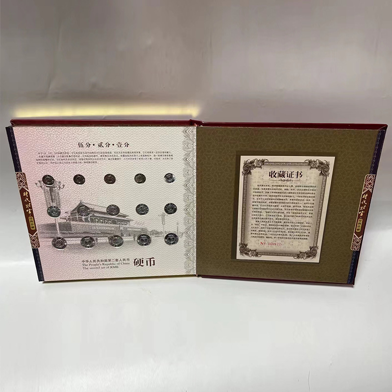 スポット時代の富コレクションブックコイン銅貨コイン紙幣コレクションブック空ブックハードカバーバンクビジネスギフト|undefined