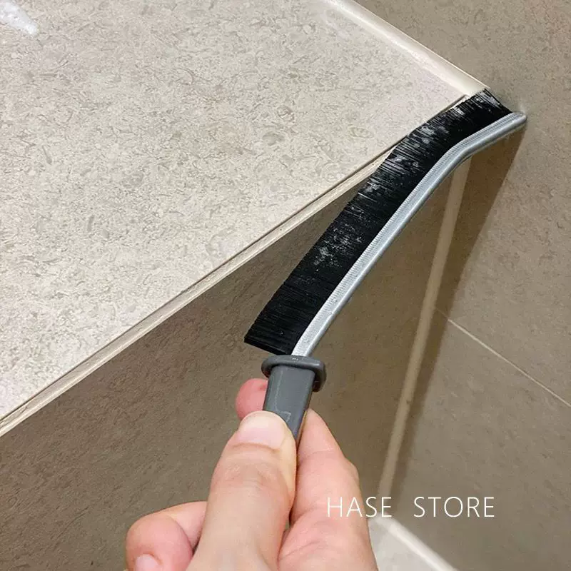卫生间瓷砖缝隙刷窗户移门轨道灰尘硬毛刷子厨房水槽清洁刷家用