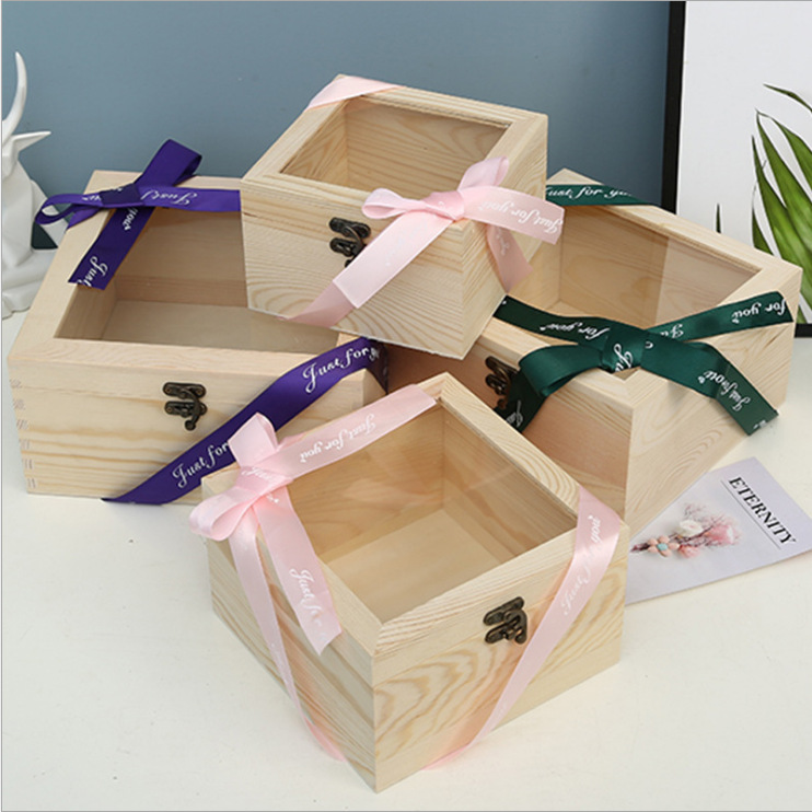 glass wooden box