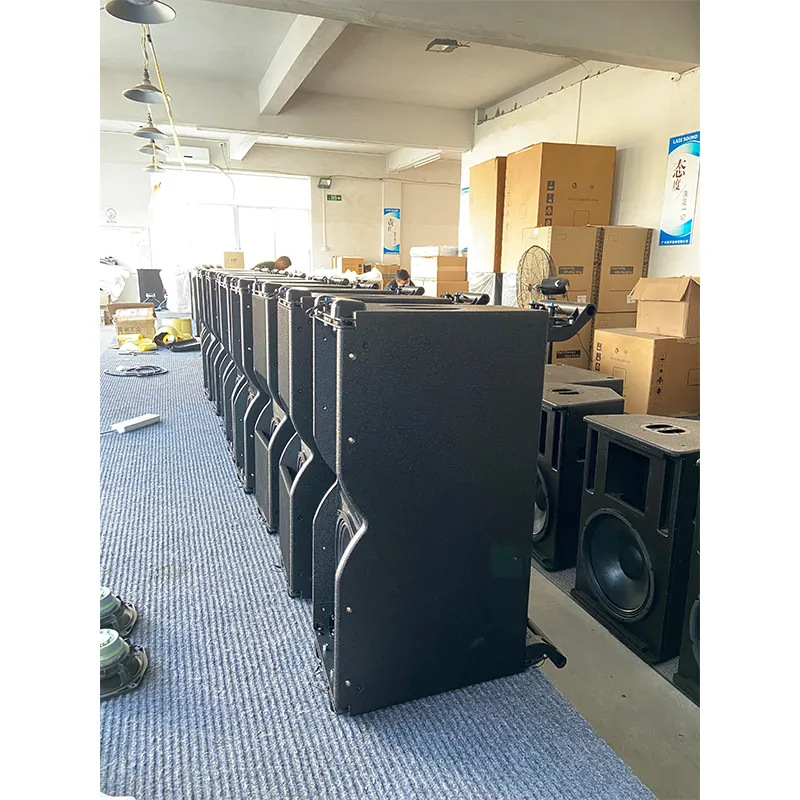 Altavoces de arreglo lineal profesionales de 8 pulgadas, dobles, para proyectos de bares, venta directa de fabricante, para presentaciones en escenarios al aire libre, audio profesional