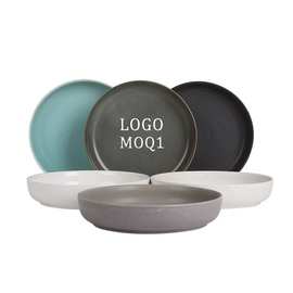 Ink Ceramic Plate 泼墨ins风高颜值牛排意面盘 家用早餐甜品盘