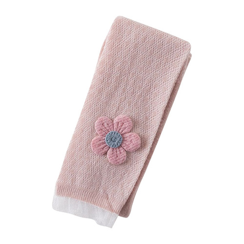 Baby summer base pants thin mesh for girls and boys, suitable for spring and autumn wearing, white cotton 9/10 split socks for children