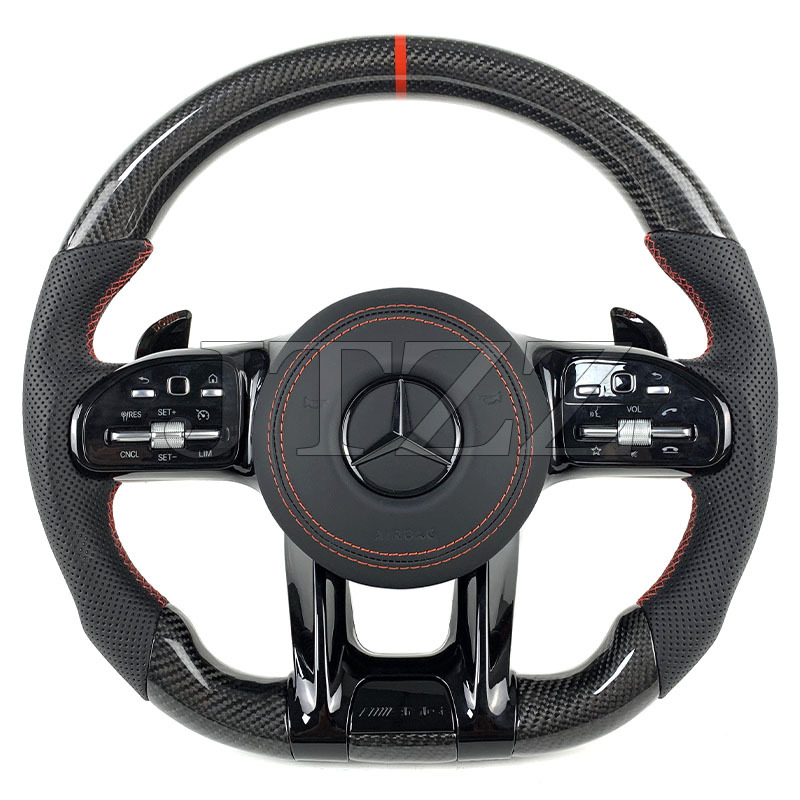 Suitable for Mercedes-Benz AMG A/C/E/G-class C205 W166 W167 W213 old and new carbon fiber steering wheel