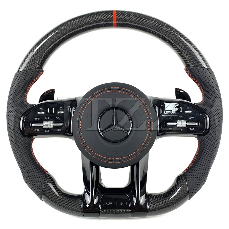 Подходит для Mercedes‑Benz AMG A/C/E/G-класса, C205 W166 W167 W213, старые и новые, карбоновый руль
