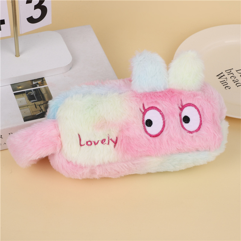 Inswind caja de lápiz de gran capacidad de dibujos animados transfronterizos bolsas de pluma lindas bolsas de almacenamiento de estudiantes niñas bolsas de maquillaje