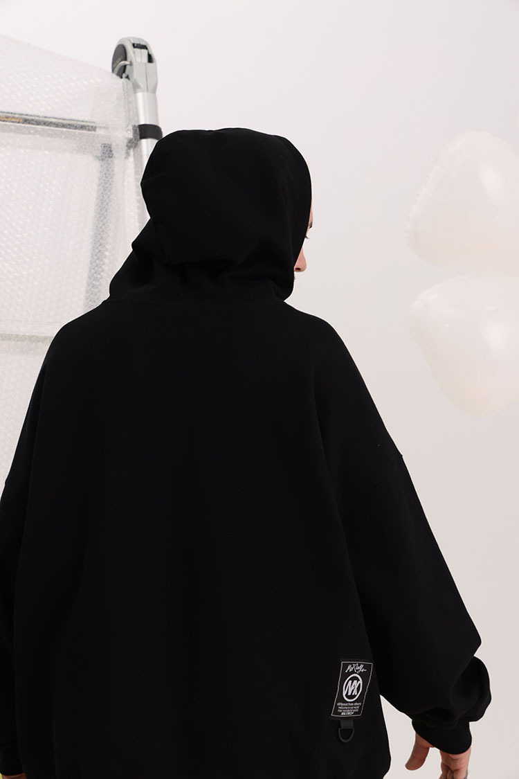 Herren Kapuzenpullover Schwer Mit Daisy Motiv Und Samtfutter_voghion.com