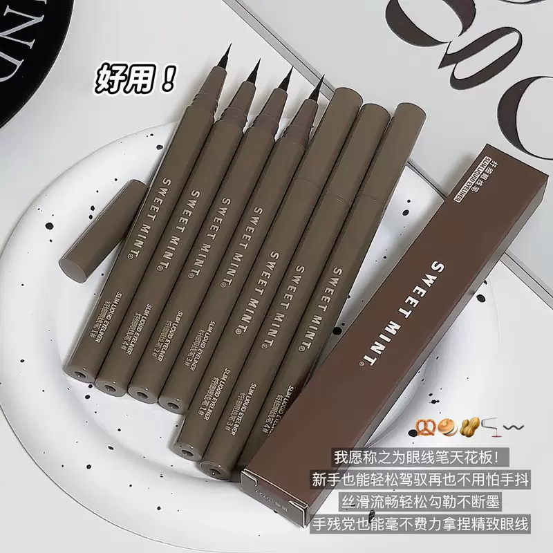 Карандаш для глаз и губ (SWEET MINT) Мягкая водостойкая, без размазывания, 4 цвета (2–10 мм?)