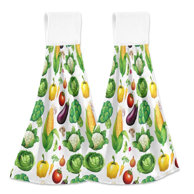 Fresh Vegetables and Fruits Kitchen Bathroom Toilet Towels Towel Bath Towels Dishwashing Cloth Hanging Decoration Absorbent