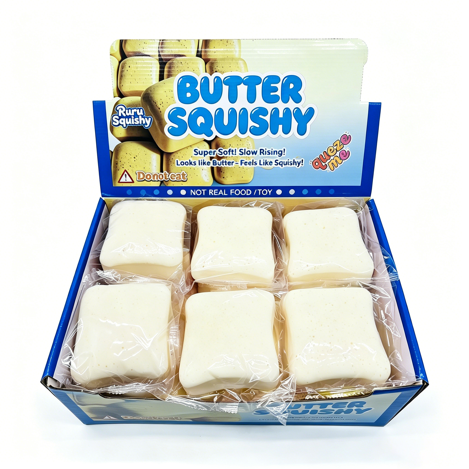 PU súper húmedo suave rebote lento caja de pastel pellizco pellizco Le juguete de simulación de pan simulación de tostada image 16