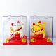 Medium solar wave lucky cat 3 inch lucky cat decorations annual store opening housewarming desktop ornaments