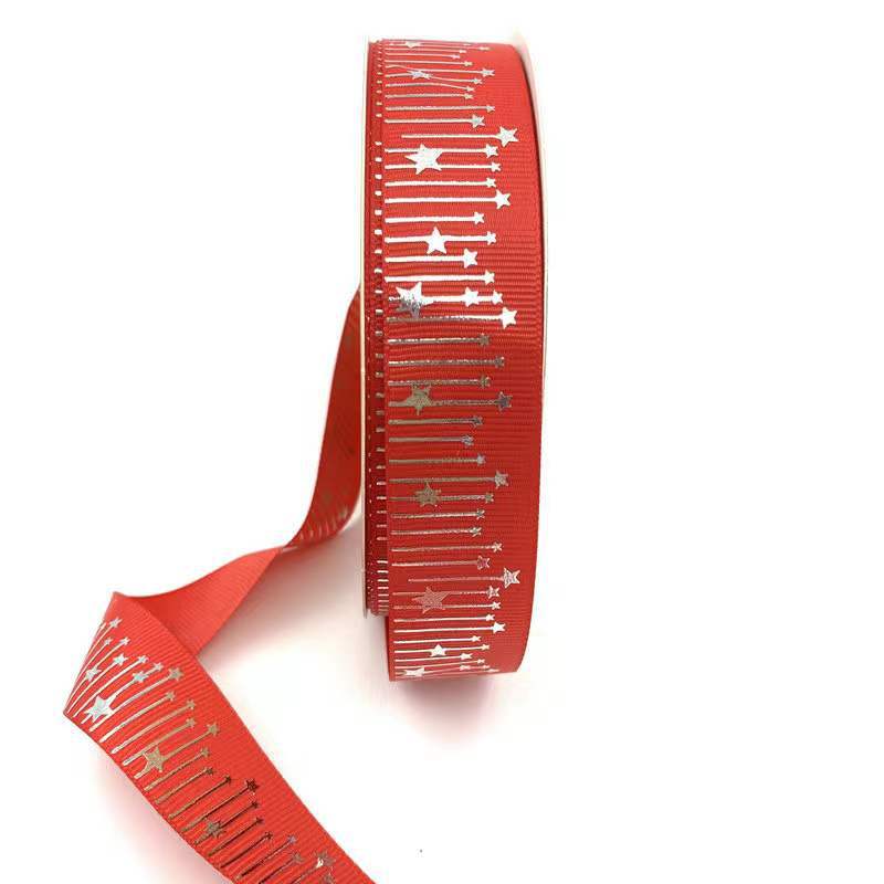 2,5 cm Meteor Hot Fix plata dorado hilo cinta bandeja de la barra cinta de la flor caja de regalo cinta de la torta en la acción